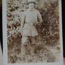 Fotografie, militar din primul razboi mondial