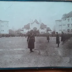 Fotografie, militari in unitate, perioada interbelica