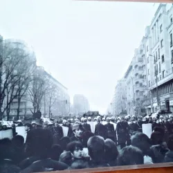 Fotografie, miting de protest, Bucuresti 2009