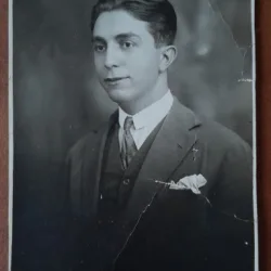Fotografie tip varte postala, necirculata, barbat perioada interbelica