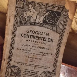 Geografia continentelor, fara Europa, pentru clasa a Vi-a primara - G.N. Costescu