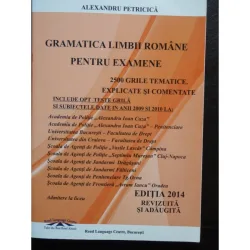 Gramatica limbii romane pentru examene de Admitere