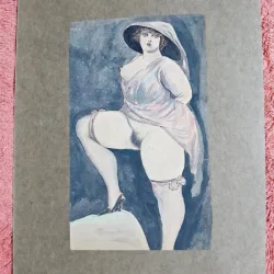 Gravura cu tema erotica, perioada interbelica