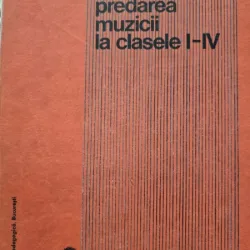INDRUMATOR PENTRU PREDAREA MUZICII LA CLASELE I-IV
