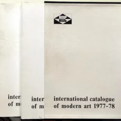 INTERNATIONAL CATALOGUE OF MODERN ART 1977-78   2 VOLUME