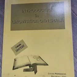 Introducere in lingvistica generala - Marcel Crihana