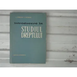 Introducere in Studiul Dreptului , I. Demeter, I. Ceterchi , 1962