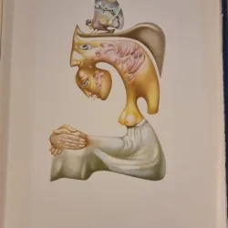 Jules Perahim, L Alphabet – Aleph / Pe – litografie originala