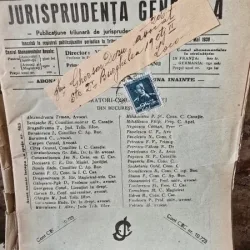 Jurisprudenta generala nr.21/1944