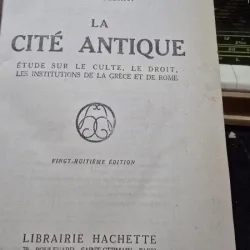 La Cite Antique - Fustel de Culanges