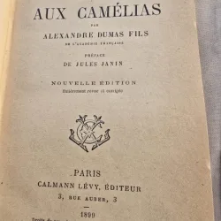 La dame aux camelias - Alexandre Dumas Fils