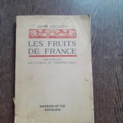 LES FRUITS DE FRANCE - HENRI LECLERC  (CARTE IN LIMBA FRANCEZA)