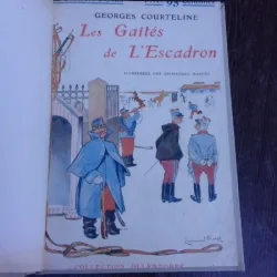 Les Gaites de l'escadron - Georges Courteline, ilustratii de Emmanuel Barcet  (carte in limba franceza)