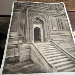 Manastirea Curtea de Argeș planșa cu heliogravura / 2 / după cliseu fotografic realizat de fotograful curții regale, I. Spirescu