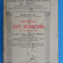 Manual de drept international public - George Plastara