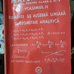 MATEMATICA - MIRCEA GANGA  Vol.II