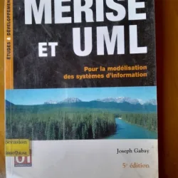 Merise et UML, pour la modelisation des systemes d,information - Joseph Gabay  (carte in limba franceza)
