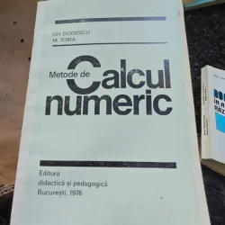 Metode de calcul numeric - Gh. Dodescu