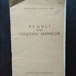 Ministerul Agriculturii - Reguli pentru Cresterea Albinelor