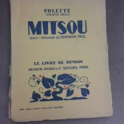 Mitsou, 16 bois originaux de Hermann Paul - Colette Willy  (carte in limba francza)
