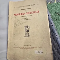 NEMURIREA SUFLETULUI - ERNST HAECKEL