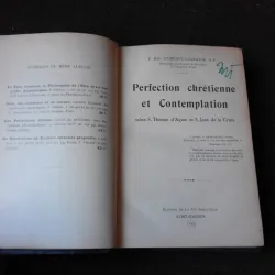 PERFECTION CHRETIENNE ET CONTEMPLATION - S. THOMAS D'AQUIN  (CARTE IN LIMBA FRANCEZA)