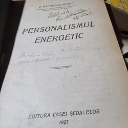 Personalismul energetic - C. Radulescu-Motru