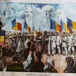 Plansa / Afis Valentin Tanase cu autograf original / perioada comunista