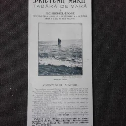 PRIETENII MARII, TABARA DE VARA LA TEKIRGHIOL EFORIE, PLIANT PERIOADA COMUNISTA
