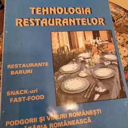 Radu Nicolescu - Tehnologia Restaurantelor