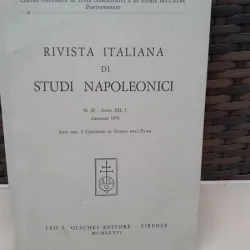 Revista italiana di studi Napoleonici nr.32 anno XII (1975)