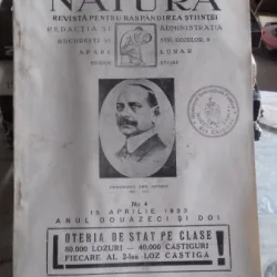 REVISTA NATURA NR.4/1933