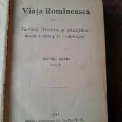Revista Viata Romaneasca, Volumul XXXIII, anul IX
