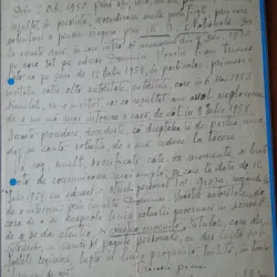 Scrisoare catre Mihail Sadoveanu, 1954, cand a fost Vice Presedinte al M.A. Nationale