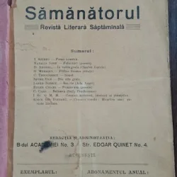 Semanatorul - Revista Literara Saptamanala Anul al VI 1907 complet