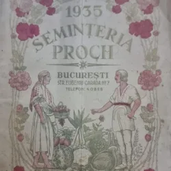 Semințeria Proch - catalog 1935