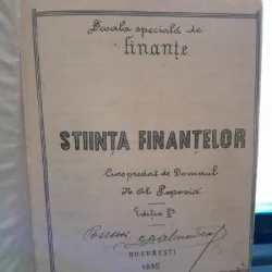 Stiinta finantelor - M. Popovici + Organizarea financiara a romaniei si Legi Financiare - C, Perticari (2 cursuri coligate)