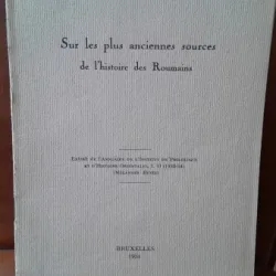 Sur les plus anciennes sources de l'histoire des Roumains - L. Siadbei