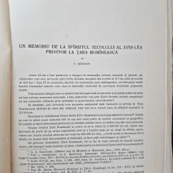 Un memoriu de la sfarsitul secolului al XVIII-lea privitor la Tara Romaneasca - C. Serban