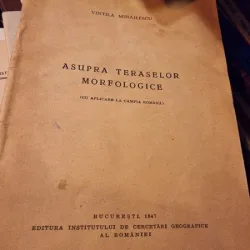 Vintil Mihailescu - Asupra Teraselor Morfologice
