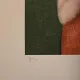 Antonio Bueno - D apres Campigli, litografie originala