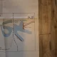 „Asanarea Lacurilor din Bucuresti” -  plansa interbelica, Marvan SAR, uzura de pliere, anii 20-40