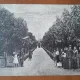 Carte postala, Baile Buzias promenada la scalda Otel, 1925
