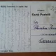 Carte postala, Baile Buzias promenada la scalda Otel, 1925