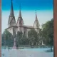 Carte postala, circulata, Biserica Reformata din Sighetul Marmatiei, 1924