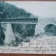 Carte postala, circulata, Galati calea ferata intre Vintu de Jos si Sibiu, 1903