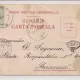 Carte postala circulata in anul 1899 Bucuresti