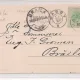 Carte postala circulata in anul 1902 Iasi