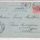 Carte postala circulata in anul 1902 Iasi