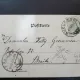 Carte postala clovn si caine cu pipa, 1901